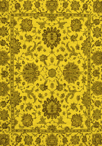 Oriental Yellow Traditional Rug, abs2709yw