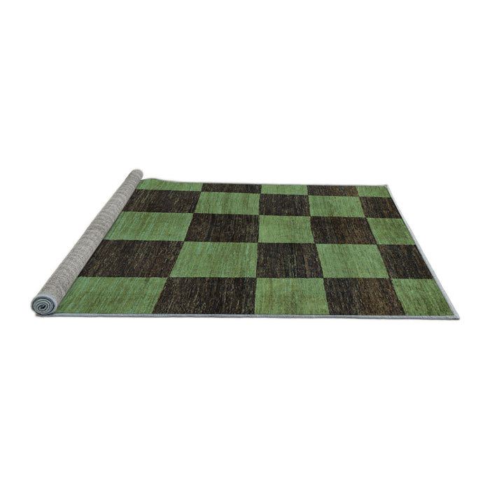 Sideview of Machine Washable Oriental Light Blue Modern Rug, wshabs270lblu