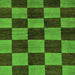 Square Oriental Green Modern Rug, abs270grn