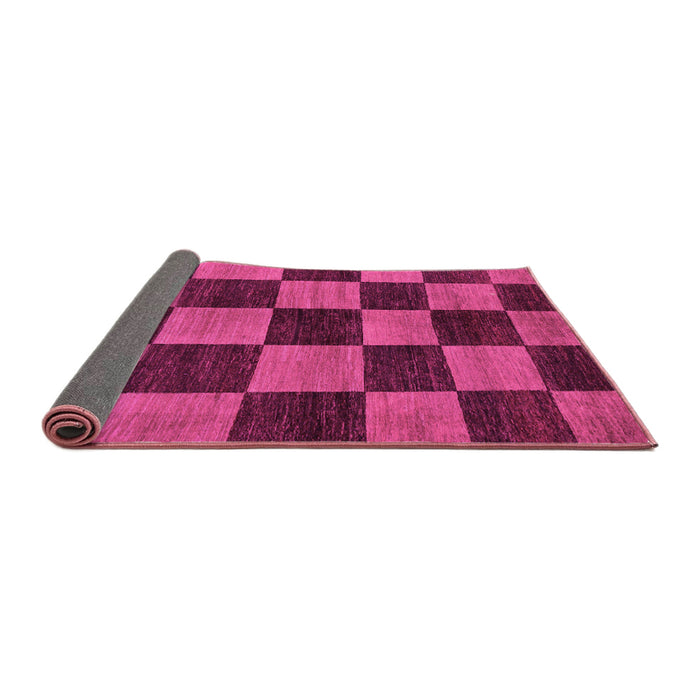 Sideview of Oriental Pink Modern Rug, abs270pnk