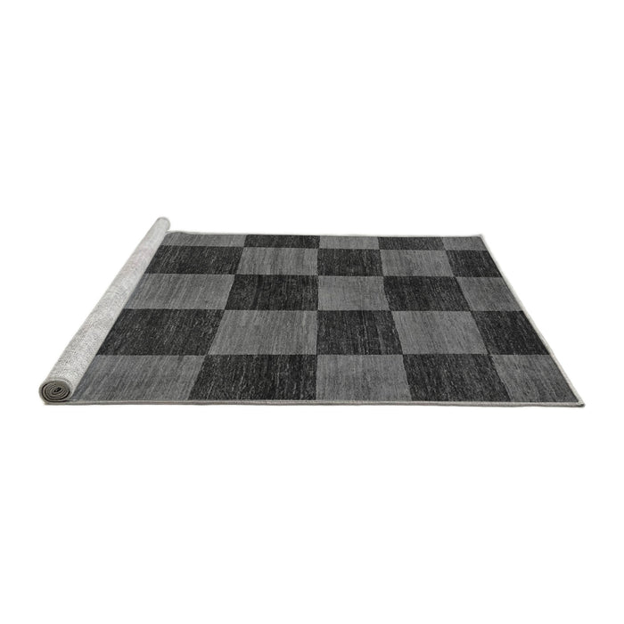 Sideview of Machine Washable Oriental Gray Modern Rug, wshabs270gry