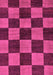 Machine Washable Oriental Pink Modern Rug, wshabs270pnk