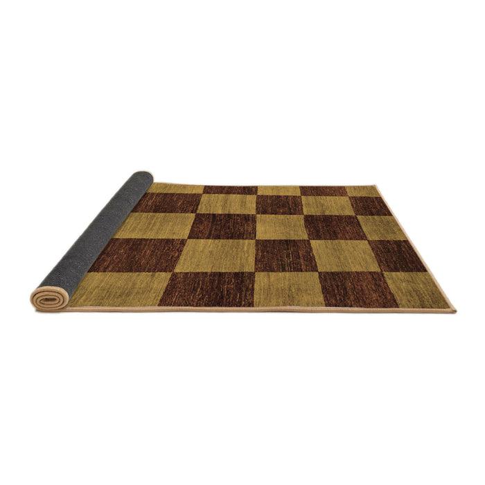 Sideview of Oriental Brown Modern Rug, abs270brn