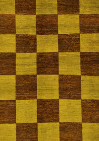 Oriental Yellow Modern Rug, abs270yw