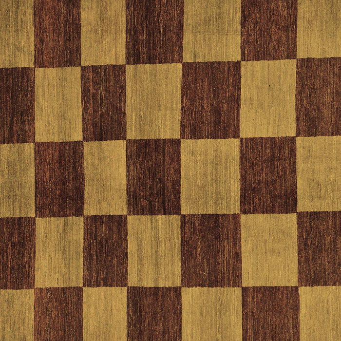 Square Oriental Brown Modern Rug, abs270brn