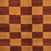 Square Oriental Orange Modern Rug, abs270org