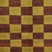 Square Abstract Cinnamon Brown Oriental Rug, abs270