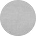 Round Oriental Gray Traditional Rug, abs2710gry