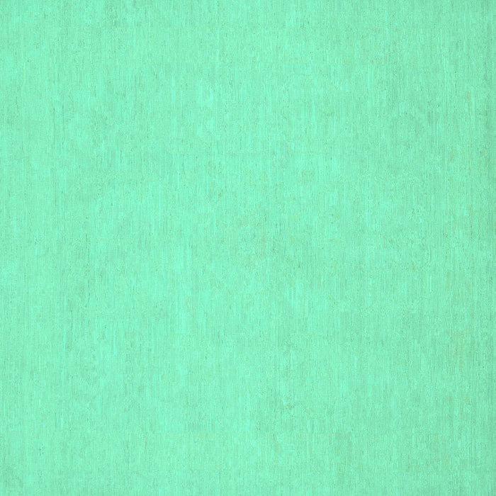 Square Oriental Turquoise Traditional Rug, abs2710turq