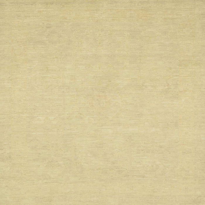 Square Machine Washable Abstract Mustard Yellow Rug, wshabs2710