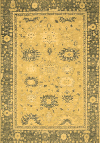 Oriental Brown Traditional Rug, abs2711brn