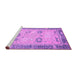 Sideview of Machine Washable Oriental Purple Traditional Area Rugs, wshabs2711pur