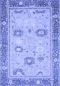 Oriental Blue Traditional Rug, abs2711blu