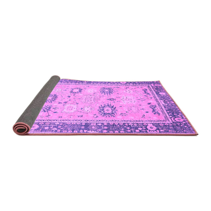 Sideview of Oriental Purple Traditional Rug, abs2711pur