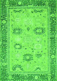 Oriental Green Traditional Rug, abs2711grn