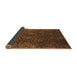 Sideview of Abstract Brown Modern Rug, abs2713brn