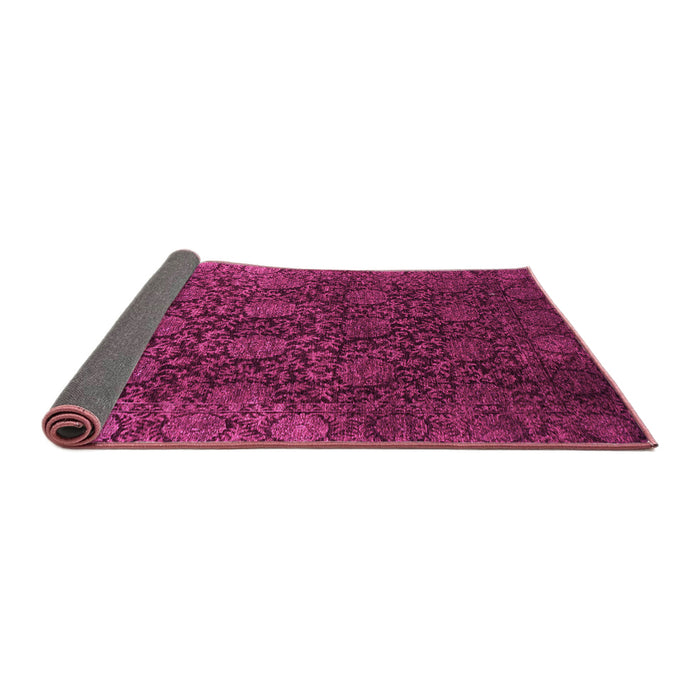 Sideview of Abstract Pink Modern Rug, abs2713pnk