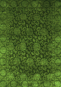 Abstract Green Modern Rug, abs2713grn