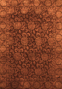 Abstract Orange Modern Rug, abs2713org