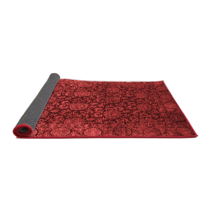 Abstract Red Modern Area Rugs