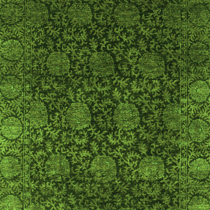 Machine Washable Abstract Green Modern Area Rugs, wshabs2713grn