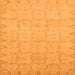 Square Machine Washable Oriental Orange Traditional Area Rugs, wshabs2714org