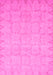 Machine Washable Oriental Pink Traditional Rug, wshabs2714pnk