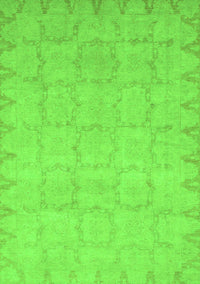 Oriental Green Traditional Rug, abs2714grn