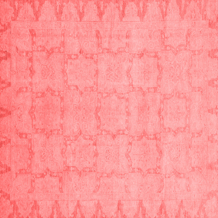 Machine Washable Oriental Red Traditional Rug, wshabs2714red