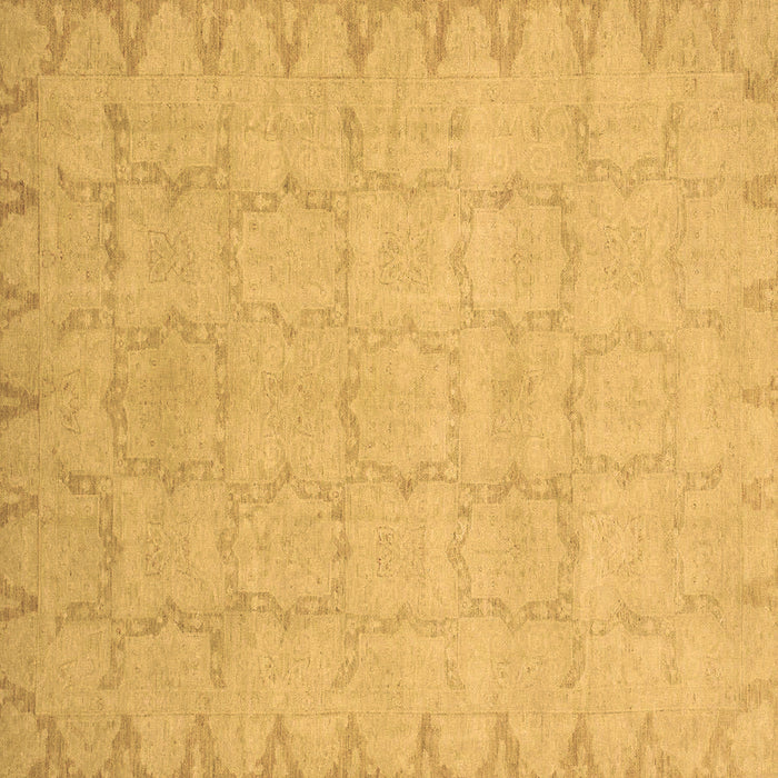 Square Oriental Brown Traditional Rug, abs2714brn