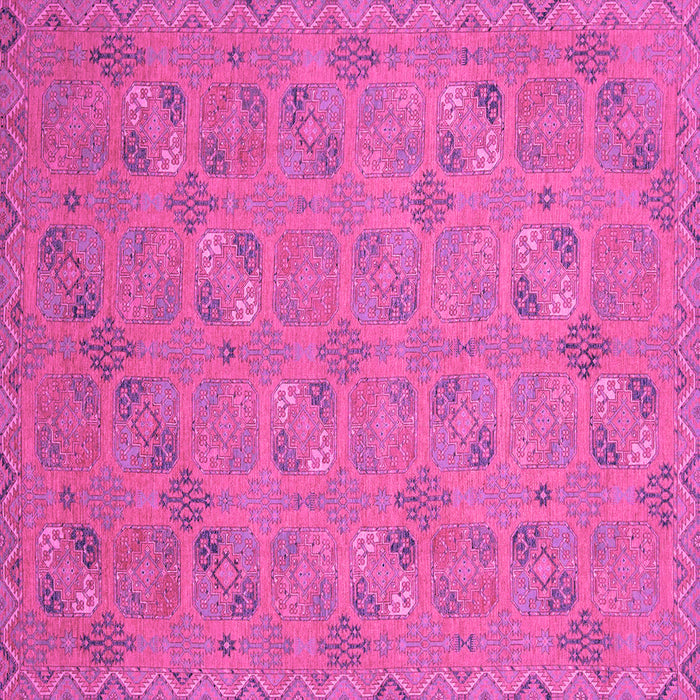 Square Oriental Pink Traditional Rug, abs2715pnk