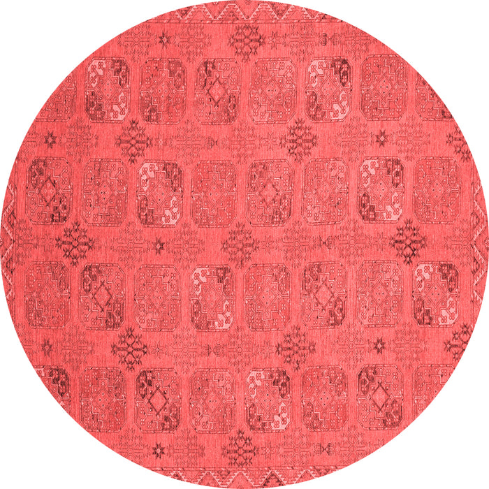 Machine Washable Oriental Red Traditional Rug, wshabs2715red