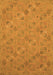 Oriental Orange Traditional Rug, abs2715org