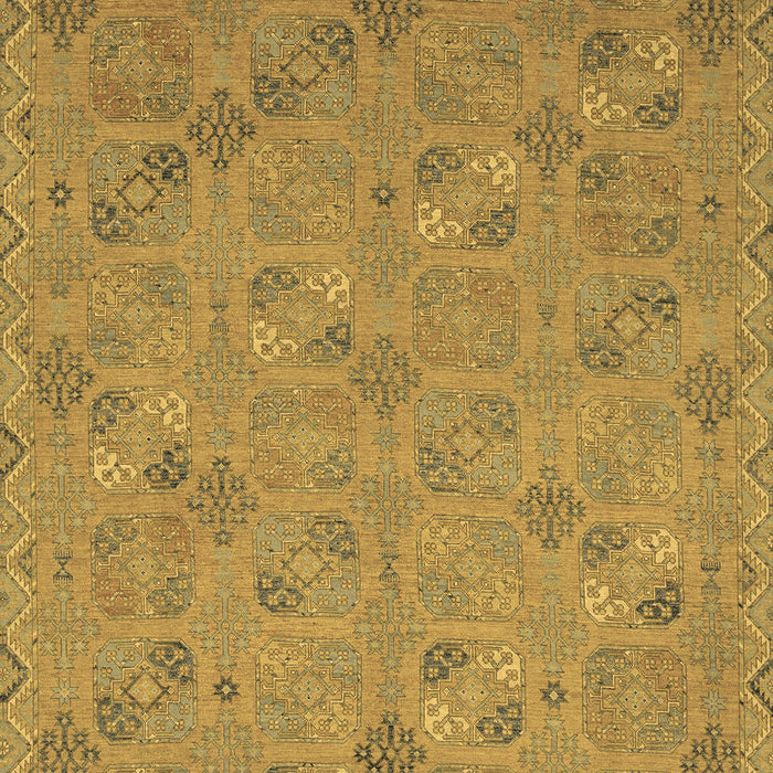 Machine Washable Oriental Brown Traditional Rug, wshabs2715brn