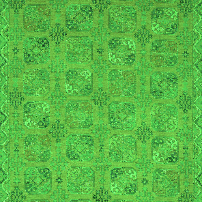 Oriental Green Traditional Rug, abs2715grn