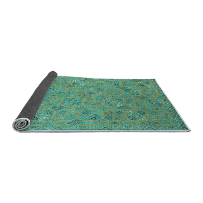 Sideview of Oriental Light Blue Traditional Rug, abs2715lblu