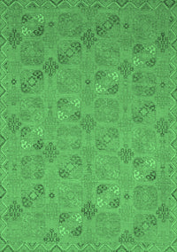 Oriental Emerald Green Traditional Rug, abs2715emgrn