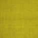 Square Abstract Yellow Modern Rug, abs2716yw