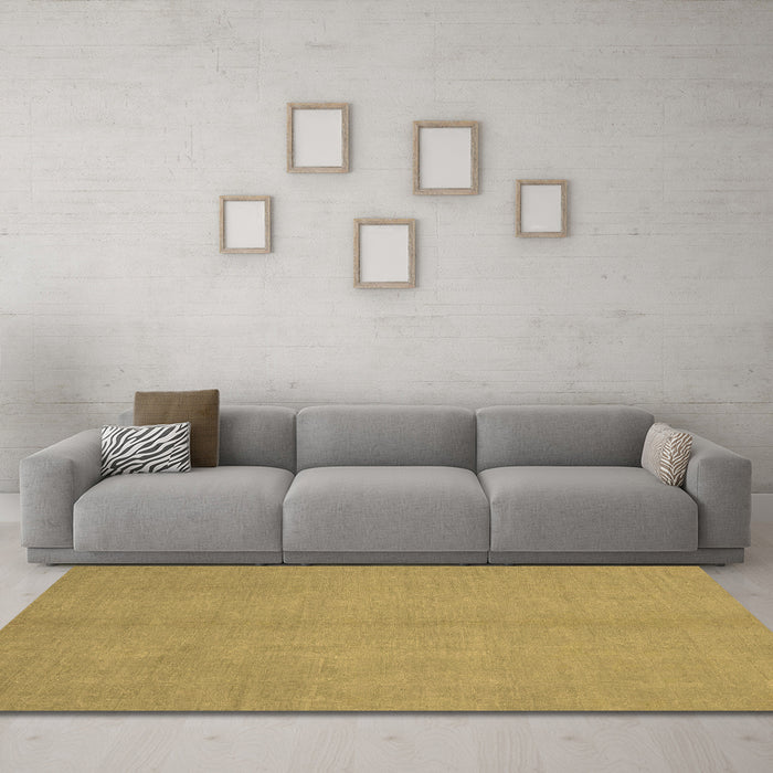Machine Washable Abstract Brown Modern Rug in a Living Room,, wshabs2716brn