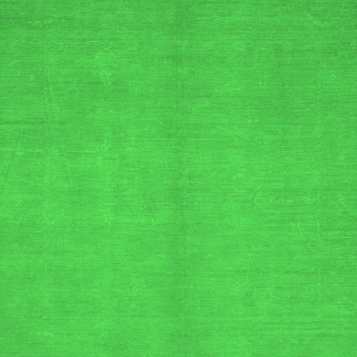 Square Abstract Green Modern Rug, abs2716grn