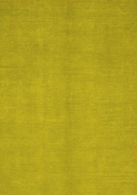 Abstract Yellow Modern Rug, abs2716yw