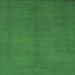 Square Abstract Emerald Green Modern Rug, abs2717emgrn