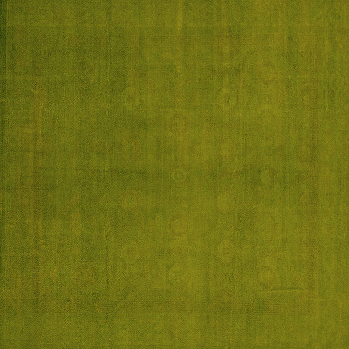 Square Machine Washable Abstract Yellow Modern Rug, wshabs2717yw