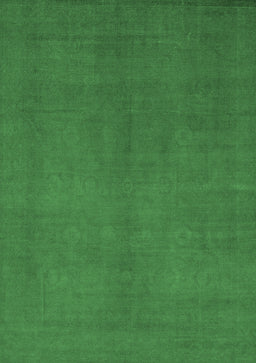 Abstract Emerald Green Modern Rug, abs2717emgrn