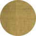 Round Machine Washable Abstract Brown Modern Rug, wshabs2718brn