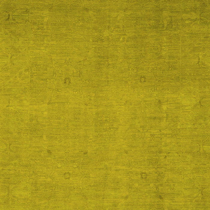 Machine Washable Abstract Yellow Modern Rug, wshabs2718yw
