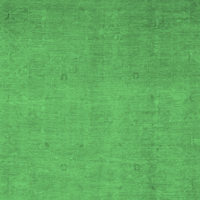 Abstract Emerald Green Modern Rug, abs2718emgrn