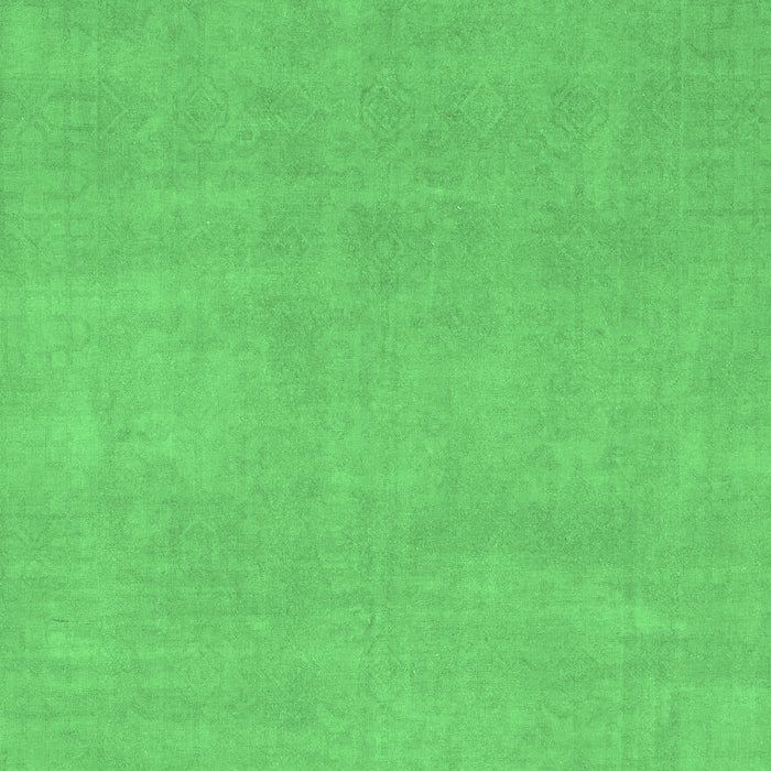 Machine Washable Oriental Emerald Green Modern Area Rugs, wshabs2719emgrn