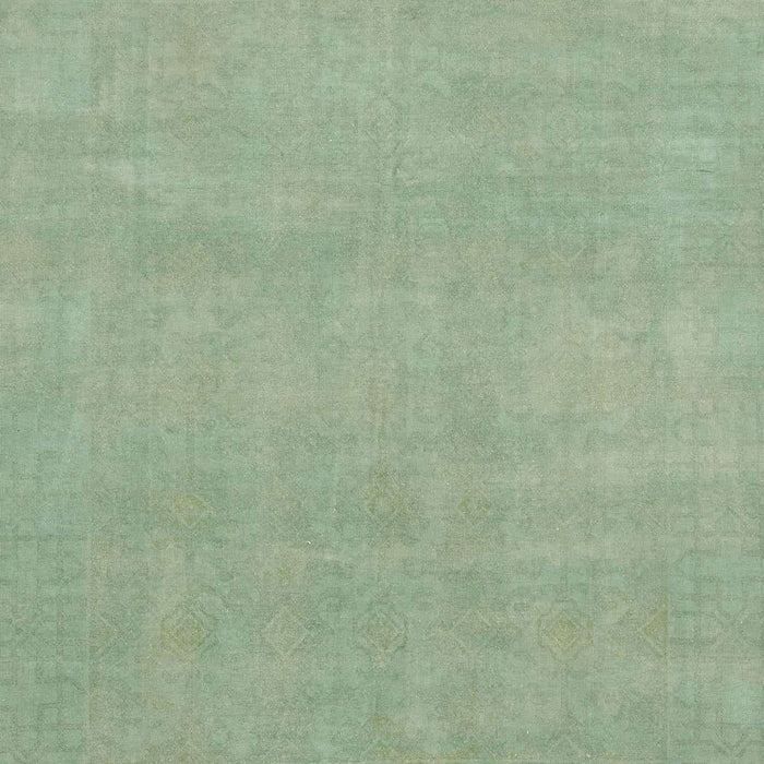 Machine Washable Abstract Green Rug, wshabs2719