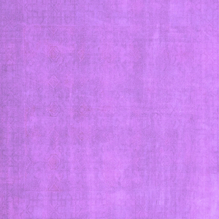 Square Machine Washable Oriental Purple Modern Area Rugs, wshabs2719pur